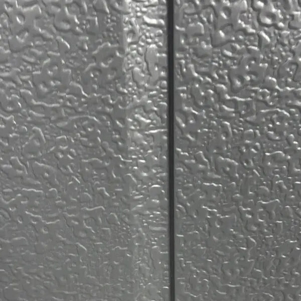 Wall panel decorativo: Gris plata metálico