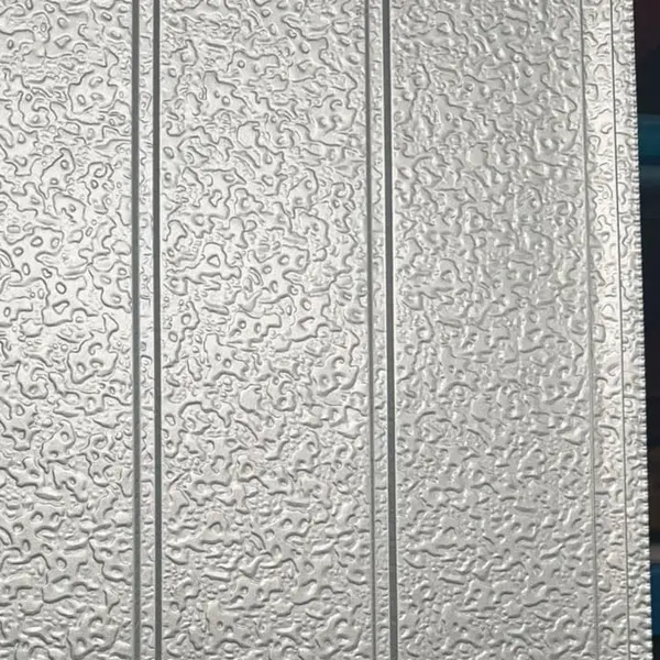Wall panel decorativo: Gris aluminio texturizado